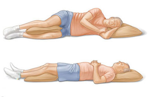 حرکات اصلاحی- خوابیدن