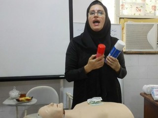 دوره کمک های اولیه ویژه مربیان مهدکودک های بوشهر