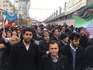 حضور در راهپیمایی یوم الله 22 بهمن