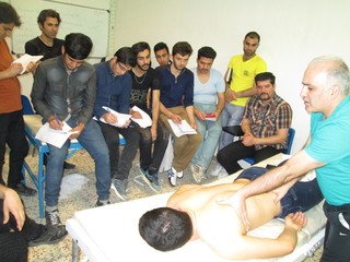 اولین دوره ماساژ ورزشی
