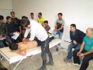 اولین دوره ماساژ ورزشی