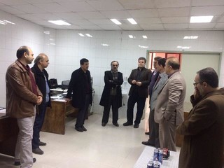 بازدید ریاست فدراسیون پزشکی ورزشی و هیات همراه از محل فیزیوتراپی و دفتر هیات پزشکی استان