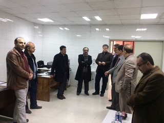 بازدید ریاست فدراسیون پزشکی ورزشی و هیات همراه از محل فیزیوتراپی و دفتر هیات پزشکی استان