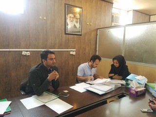 حضور مسول کمیته خدمات درمانی ، دبیرکل ستاد نظارت براماکن ورزشی و مسئول حسابداری فدراسیون در هیئت پزشکی ورزشی هرمزگان 