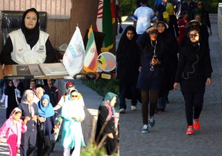 همایش پیاده روی بانوان ورزشکار شیراز