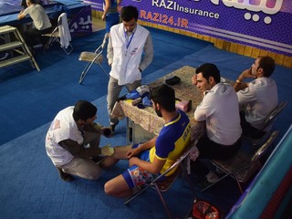 کشتی جام بین المللی یادگار امام (ره) در قم و حضور موثر پزشکی ورزشی 