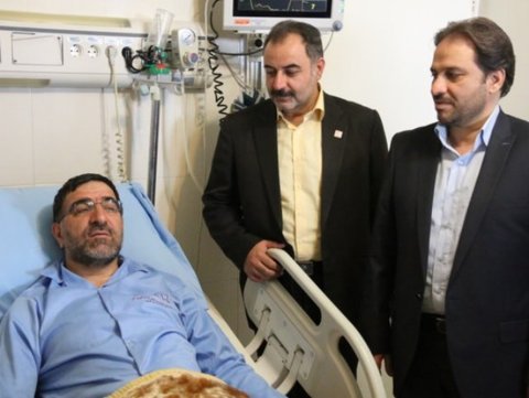 عیادت رئیس هیئت قم