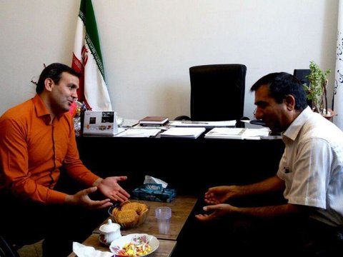 نشست معاونت سلامت آموزش و پرورش و رئیس هیأت پزشکی ورزشی کرمان