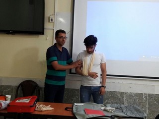 کارگاه آموزشی امدادگری ورزشی