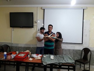 کارگاه آموزشی امدادگری ورزشی