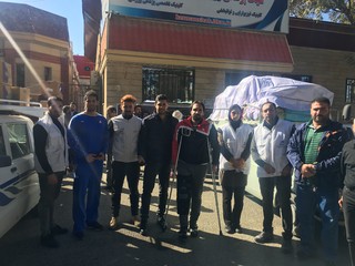 گزارش تصویری (1) / خدمات رسانی اکیپ پزشکی و ورزشکاران و قهرمانان 