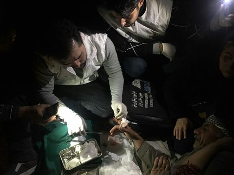 گزارش تصویری (1) / خدمات رسانی اکیپ پزشکی و ورزشکاران و قهرمانان 