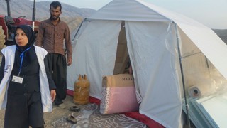 تداوم خدمت رسانی جامعه پزشکی ورزشی به مناطق زلزله زده سرپل ذهاب