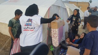 تداوم خدمت رسانی جامعه پزشکی ورزشی به مناطق زلزله زده سرپل ذهاب