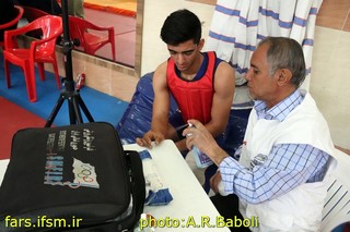 پوشش پزشکی مسابقات استان فارس 