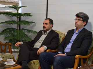 در دیدار دکتر گل فشان با مدیرکل ورزش و جوانان استان قم 