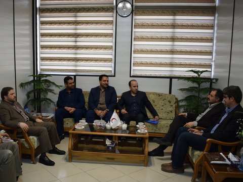 در دیدار دکتر گل فشان با مدیرکل ورزش و جوانان استان قم 