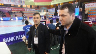 حضور دبیر فدراسیون پزشکی ورزشی در مسابقات بین المللی جهان پهلوان تختی تبریز