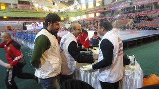 گزارش تصویری پوشش مسابقات بین المللی کشتی جهان پهلوان تبریز توسط هیات پزشکی ورزشی استان 