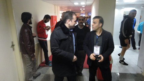 گزاررش تصویری دبیر فدراسیون پزشکی ورزشی در مسابقات بین المللی کشتی جهان پهلوان تختی تبریز 