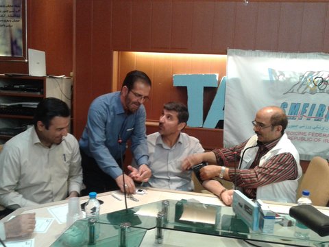 غربالگری کارکنان اداره ورزش و جوانان استان آذربایجانشرقی 