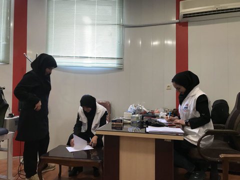 غر بالگری بانوان ورزشکار توسط هیات پزشکی ورزشی استان آذربایجان شرقی 
