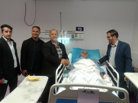 عیادت از استاد کاراته کشور در آذربایجان شرقی 