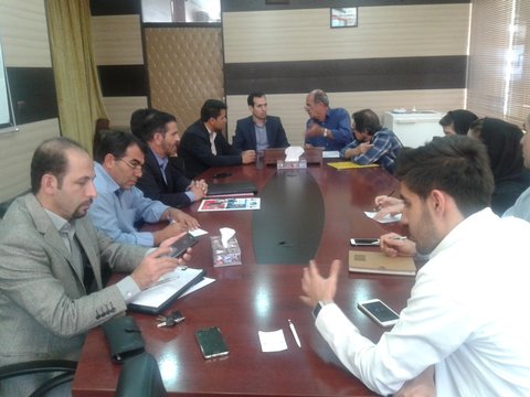 جلسه هماهنگی طرح نظارت برسلامتی اماکن ورزشی استان آذربایجان شرقی 