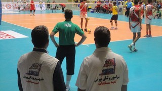 مسابقات والیبال قهرمانی نوجوانان آسیا در تبریز تحت پوشش پزشکی قرار گرفت 