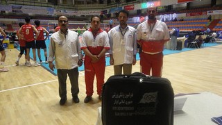 مسابقات والیبال قهرمانی نوجوانان آسیا در تبریز تحت پوشش پزشکی قرار گرفت 