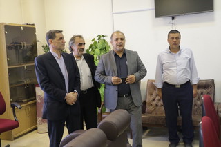 گزارش تصویری - بازدید رئیس فدراسیون پزشکی ورزشی از مرکز فیزیوترابی، دفتر هیات و دفتر خدمات درمانی هیات پزشکی ورزشی استان آذربایجان غربی