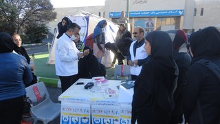 برگزاری ایستگاه سلامت در استان آذربایجان شرقی