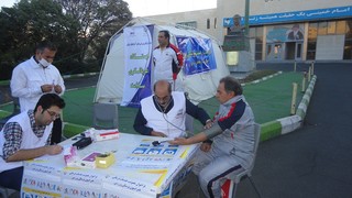 برگزاری ایستگاه سلامت در استان آذربایجان شرقی