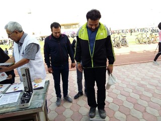 به مناسبت هفته تربیت بدنی، هیأت پزشکی یزد ایستگاه رایگان سلامت برپا کرد