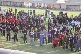 به مناسبت هفته تربیت بدنی، هیأت پزشکی یزد ایستگاه رایگان سلامت برپا کرد