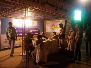برگزاری ایستگاه رایگان تندرستی در بندرعباس