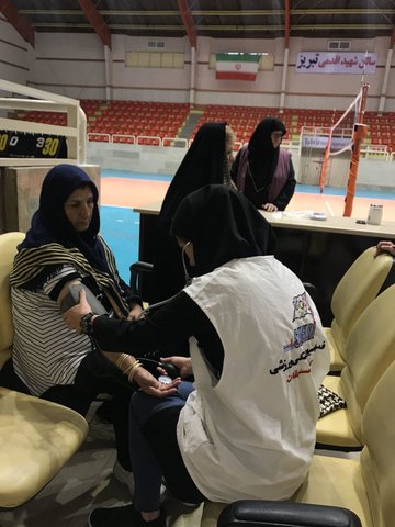 برگزاری ایستگاه سلامت در راستان آذربایجان شرقی