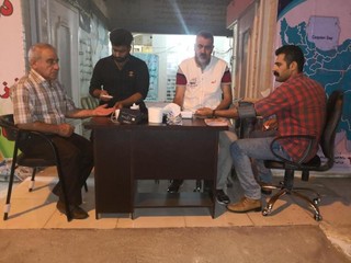 برپایی ایستگاه سلامت سنجی در خوزستان