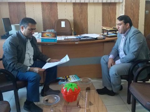 نشست با رئیس ورزش و جوانان شهرستان کرمان