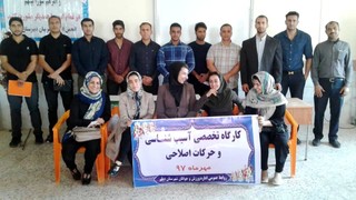 گزارش تصویری/برگزاری کارگاه آسیب شناسی در شهرستان دیلم