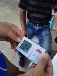 گزارش تصویری/برپایی ایستگاه سلامت و تندرستی در مجموعه ورزشی شهید صدوقی بوشهر