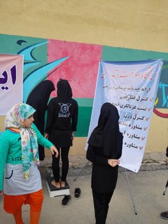 گزارش تصویری/برپایی ایستگاه سلامت و تندرستی در مجموعه ورزشی شهید صدوقی بوشهر