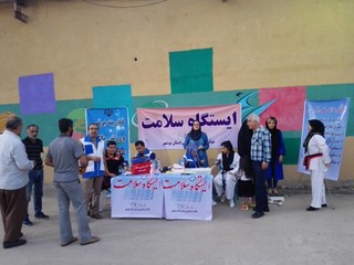 گزارش تصویری/برپایی ایستگاه سلامت و تندرستی در مجموعه ورزشی شهید صدوقی بوشهر
