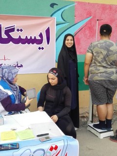 گزارش تصویری/برپایی ایستگاه سلامت و تندرستی در مجموعه ورزشی شهید صدوقی بوشهر