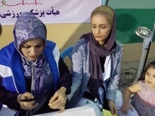 گزارش تصویری/برپایی ایستگاه سلامت و تندرستی در مجموعه ورزشی شهید صدوقی بوشهر