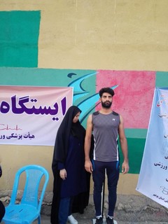 گزارش تصویری/برپایی ایستگاه سلامت و تندرستی در مجموعه ورزشی شهید صدوقی بوشهر