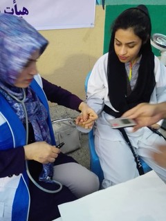 گزارش تصویری/برپایی ایستگاه سلامت و تندرستی در مجموعه ورزشی شهید صدوقی بوشهر