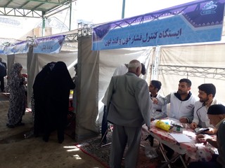 گزارش تصویری دومین ایستگاه رایگان تندرستی در خرم آباد
