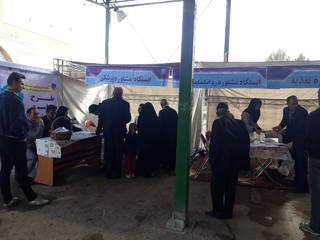 گزارش تصویری دومین ایستگاه رایگان تندرستی در خرم آباد