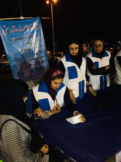 گزارش تصویری/برپایی ایستگاه سلامت و تندرستی در دشتستان